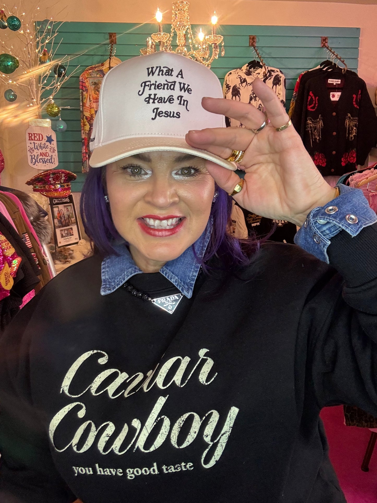 What a Friend in JESUS Trucker Hat