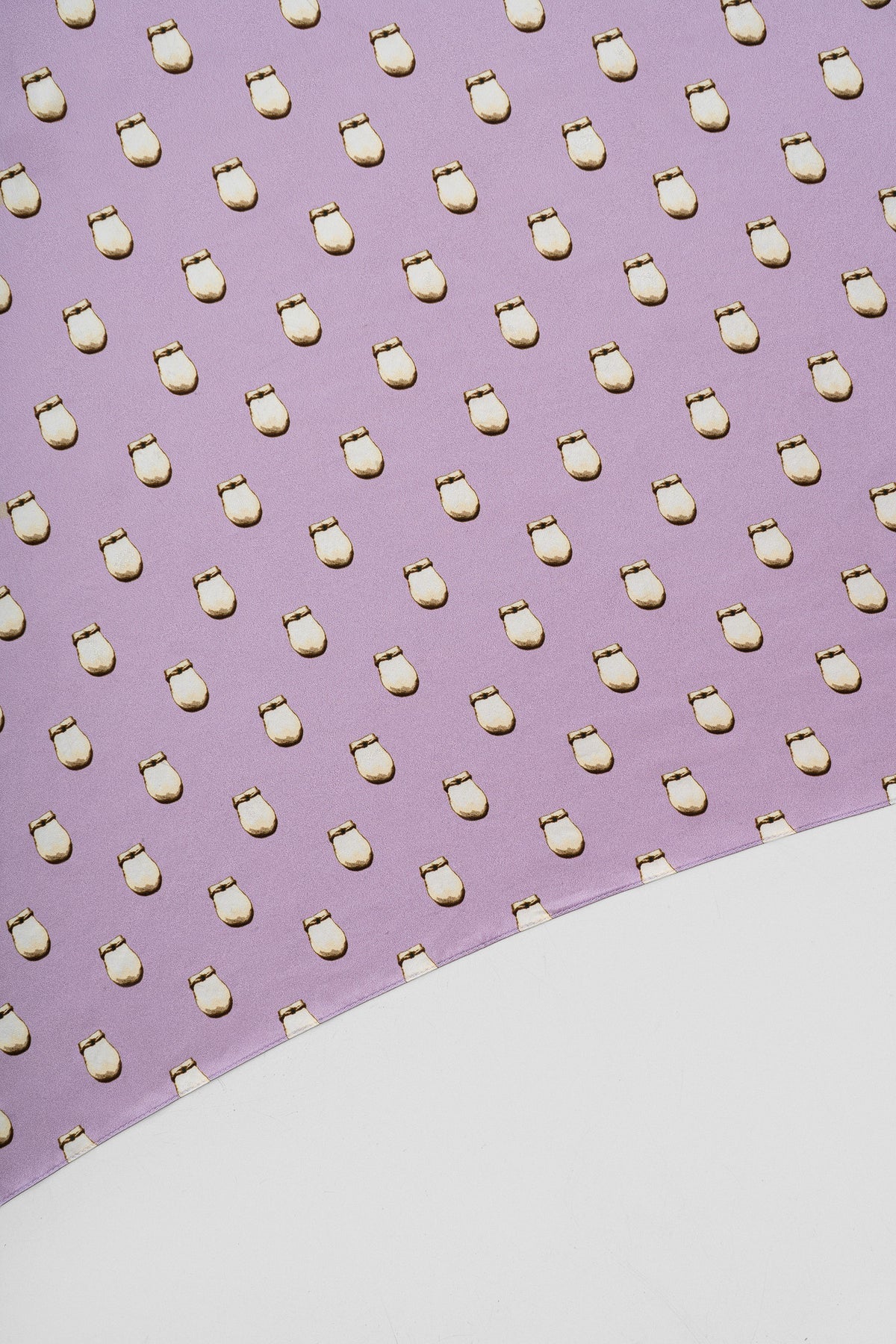 Elk Ivory Silk Scarf - Lavender