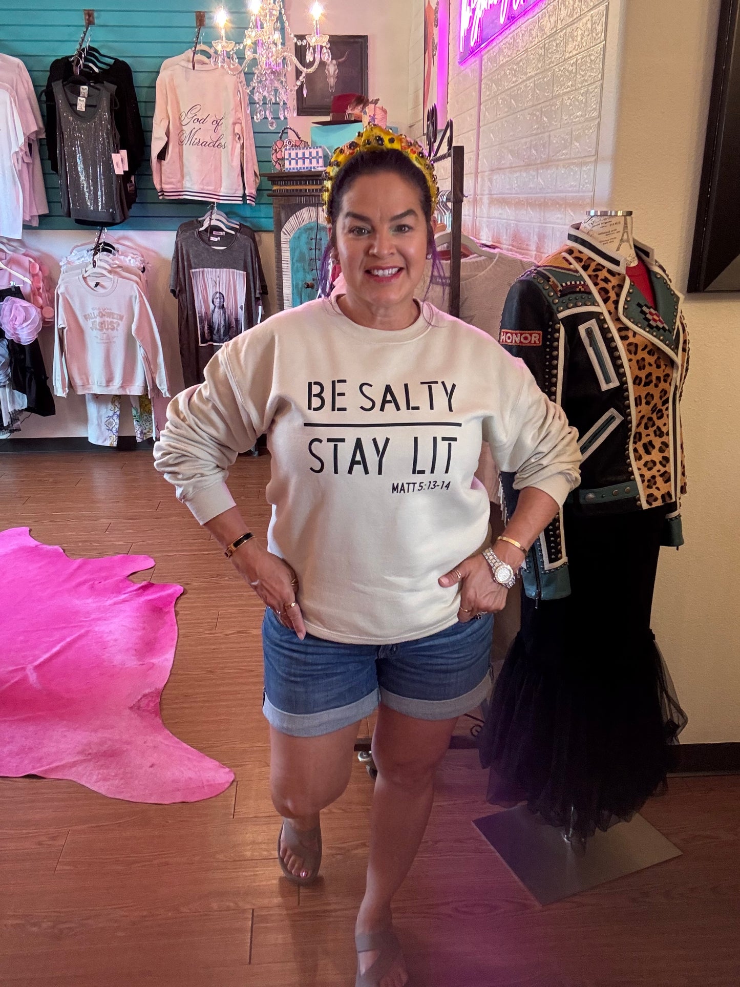 Be Salty Stay Lit Sweatshirt