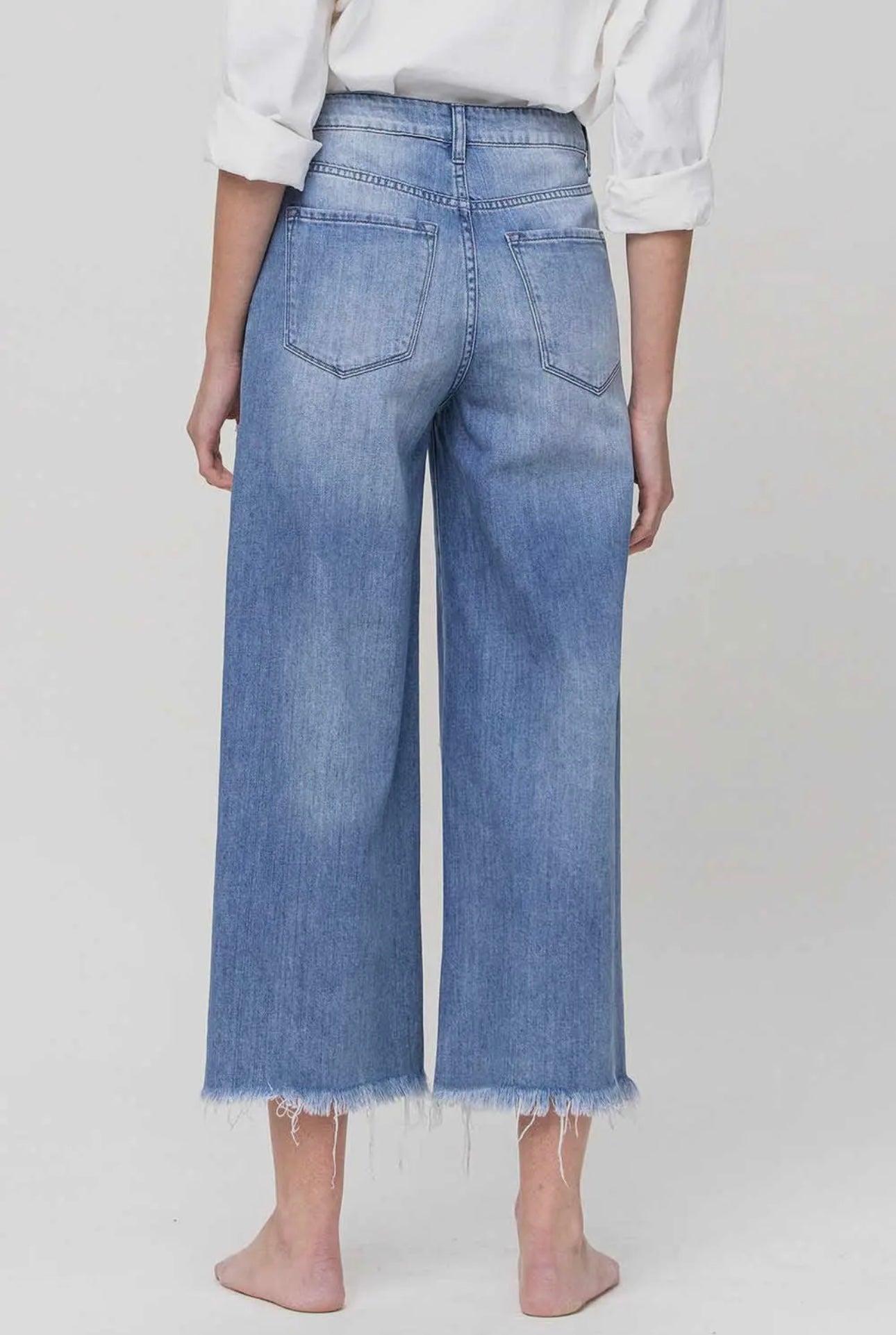 Crop Wide Leg Jeans