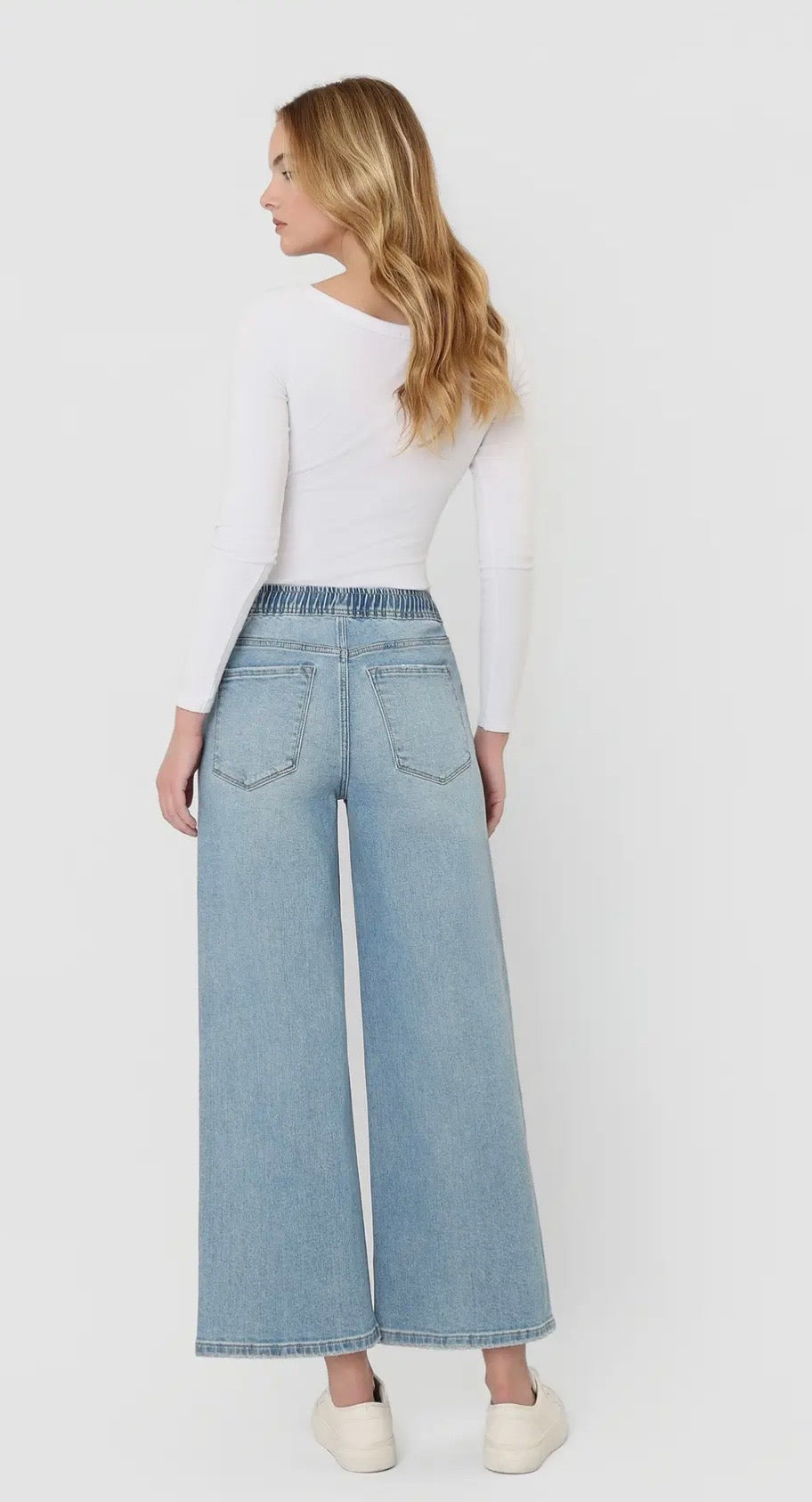 Denim Drawstring Jeans