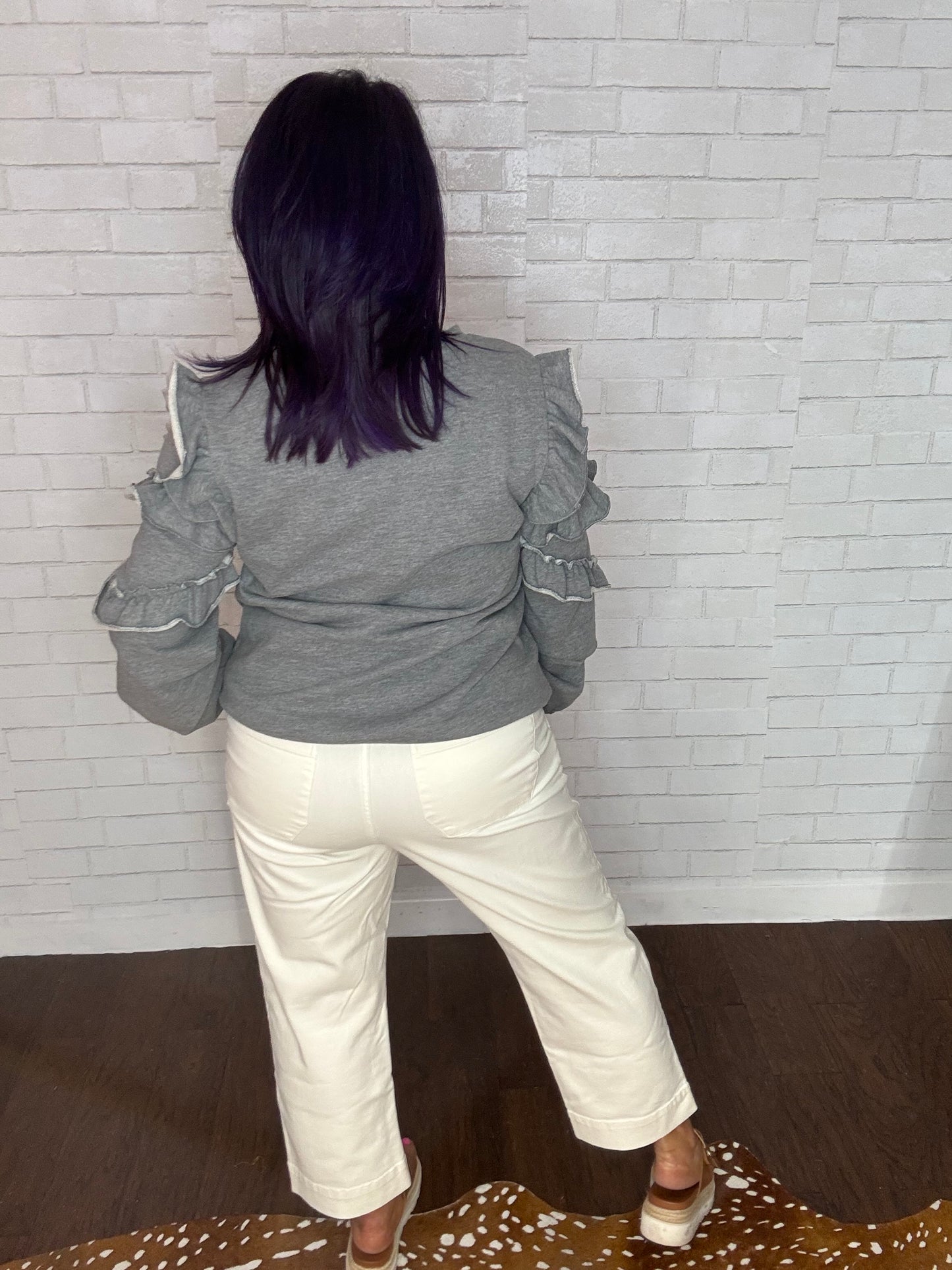 The Ruffle Sweatshirt