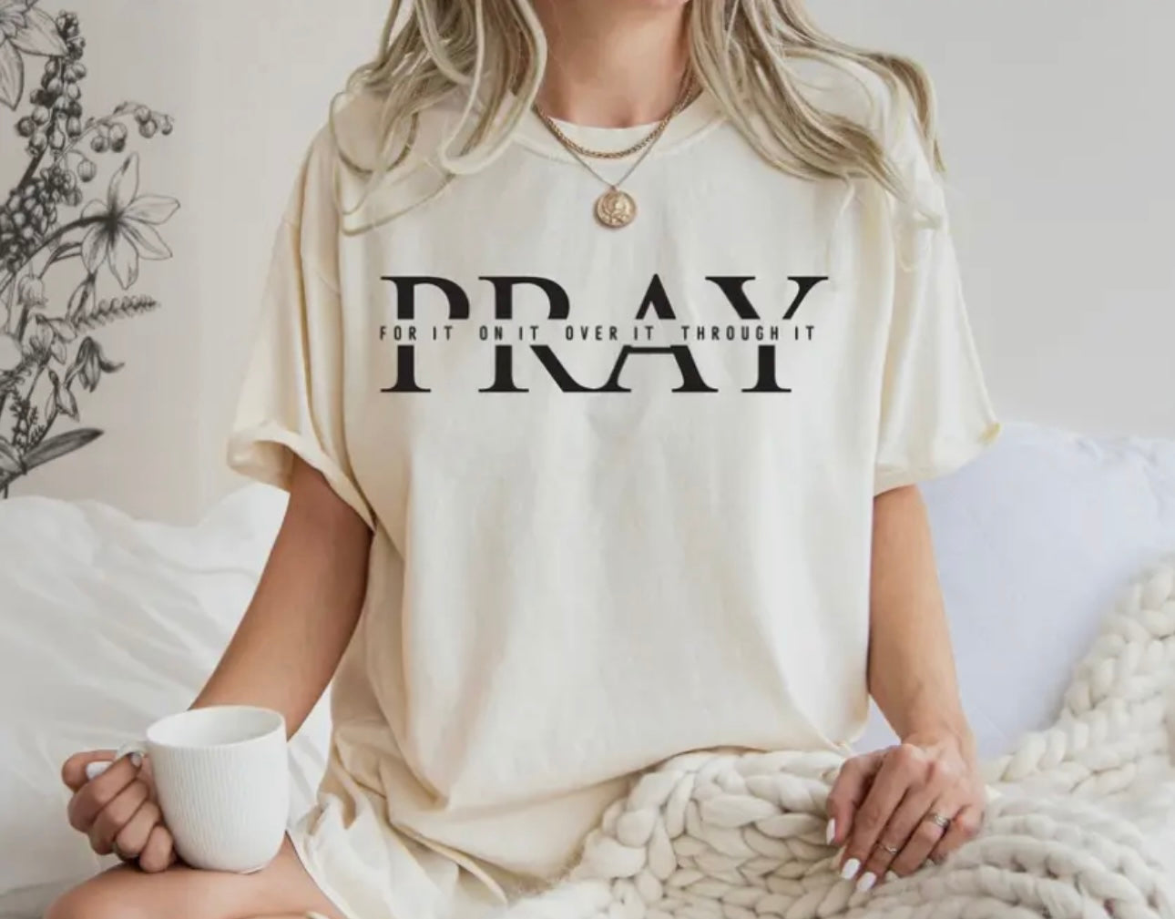 Pray for it on it over it and through it!!