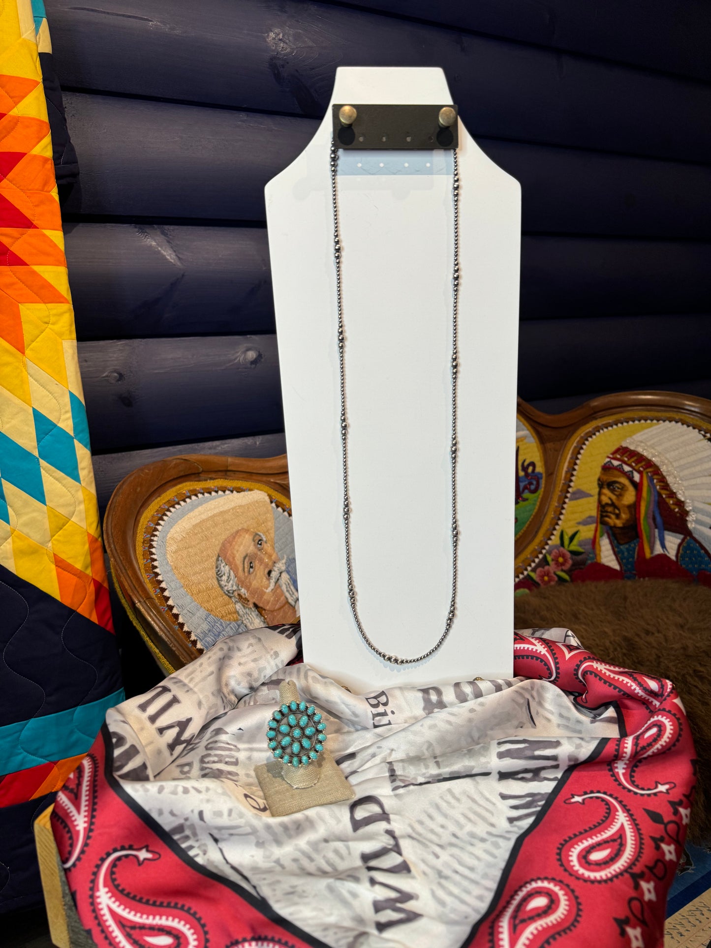 Classy Navajo Pearls 36”