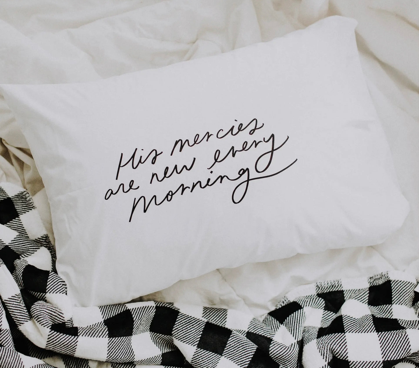 HIS Mercies are New Pillow Case