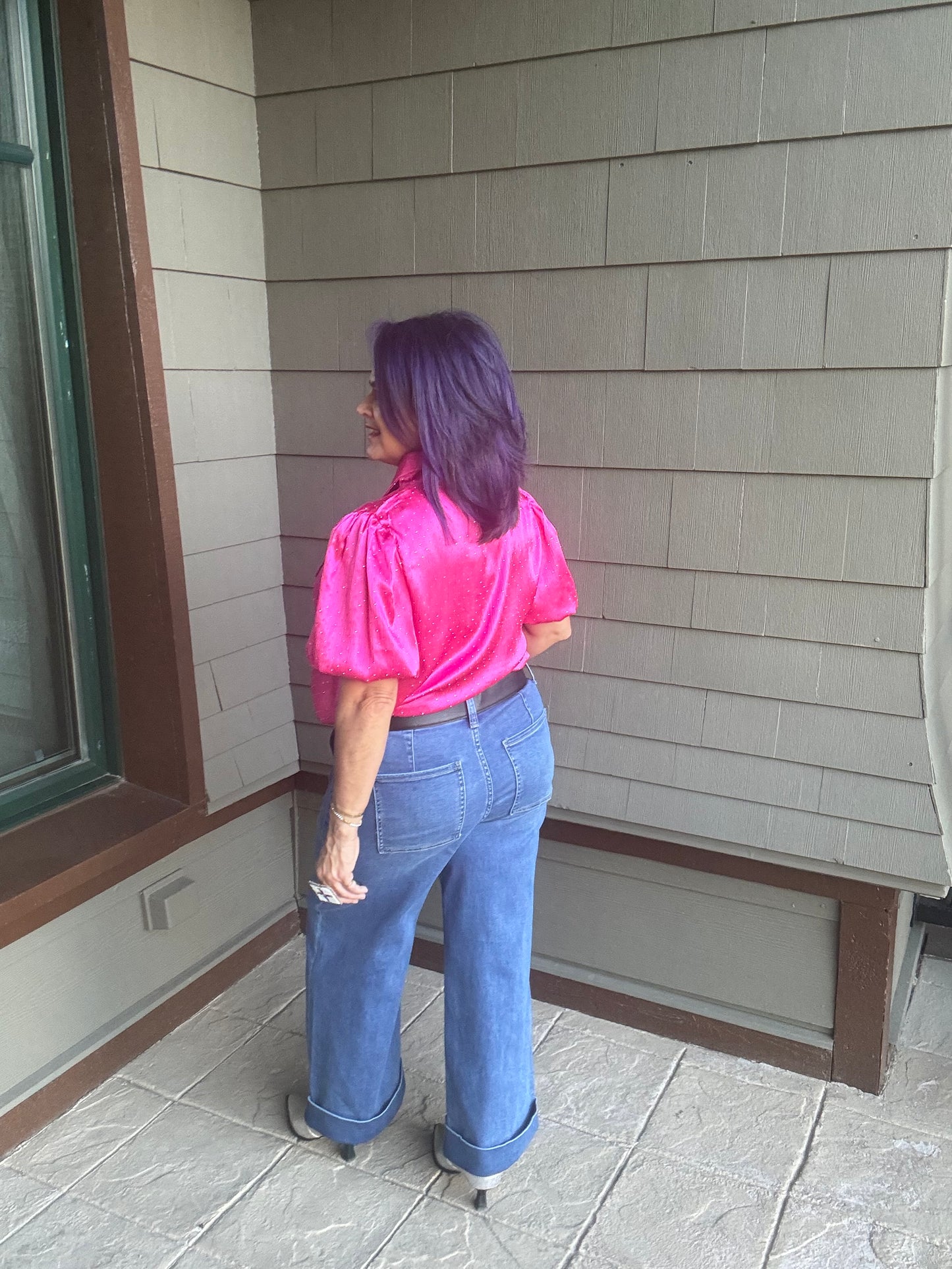 The Shelly Rae Sparkly Blouse