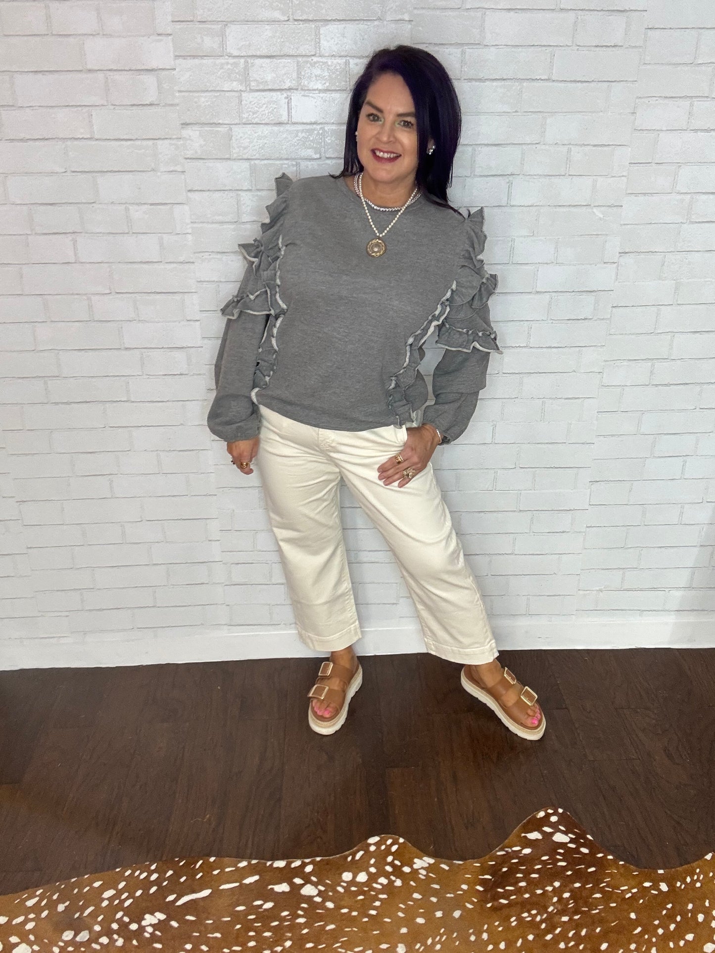 The Ruffle Sweatshirt