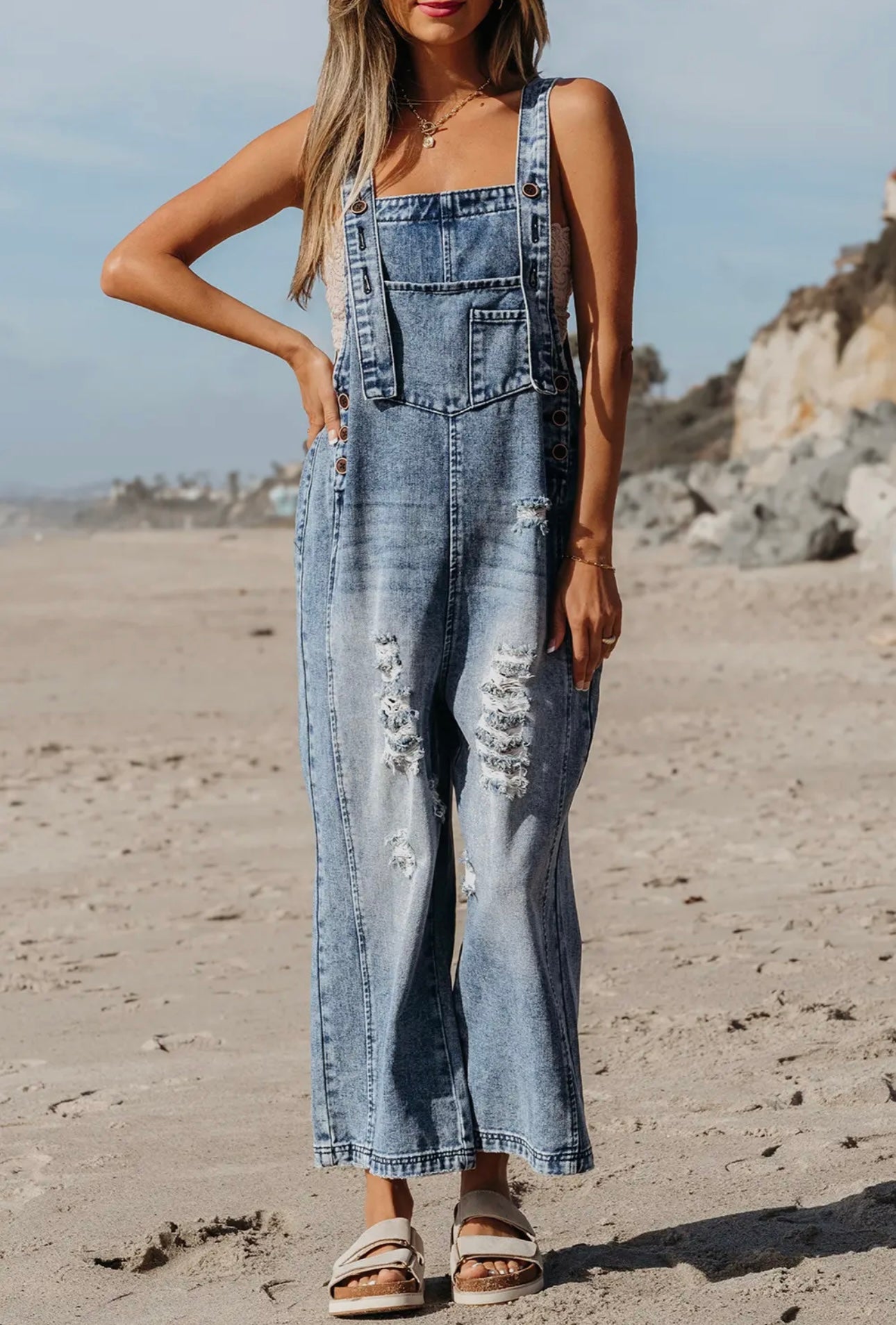 Denim Overalls