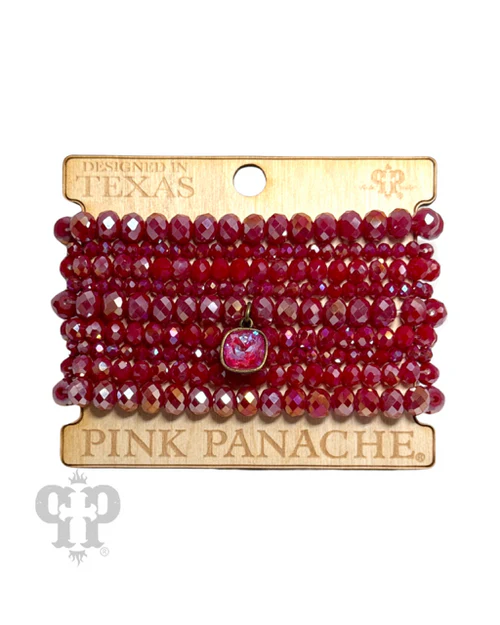 Austrian Bead Bracelet Stack