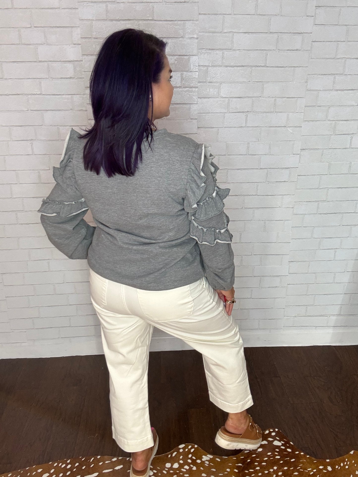 The Ruffle Sweatshirt