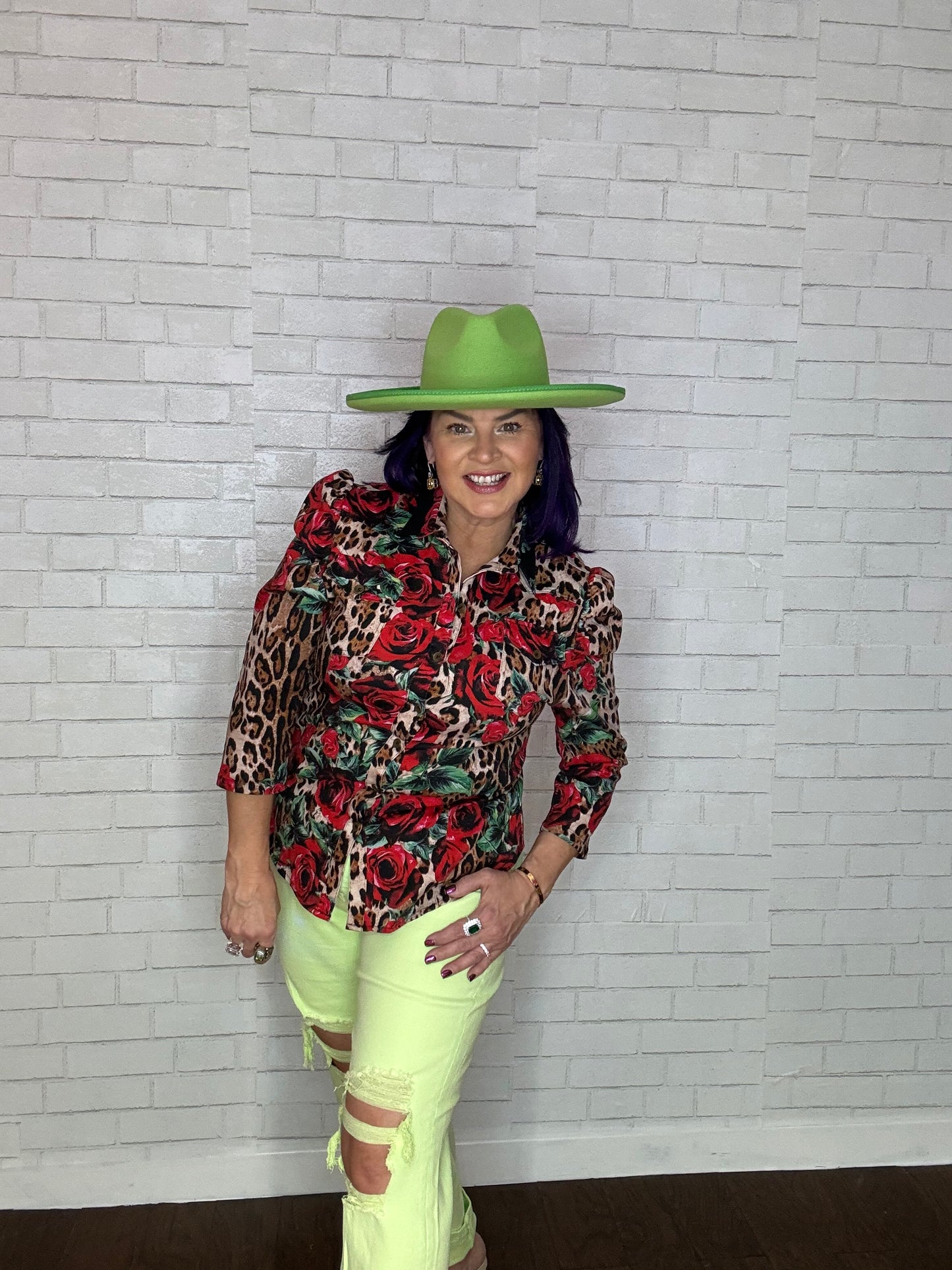 Emerald &  Moissanite Lab Diamond Ring