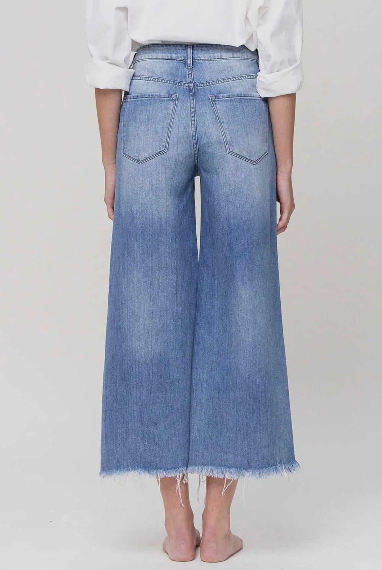 Crop Wide Leg Jeans