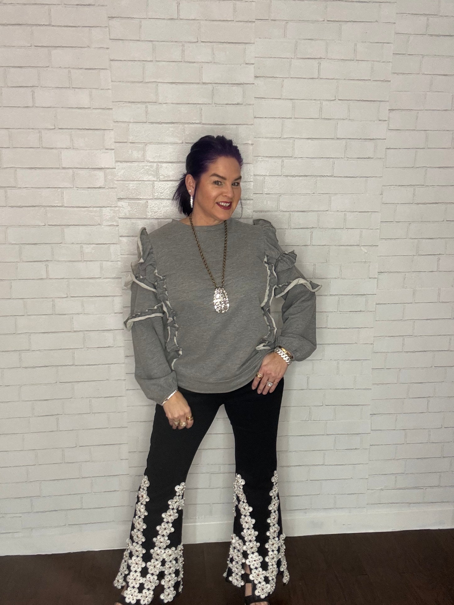 The Ruffle Sweatshirt