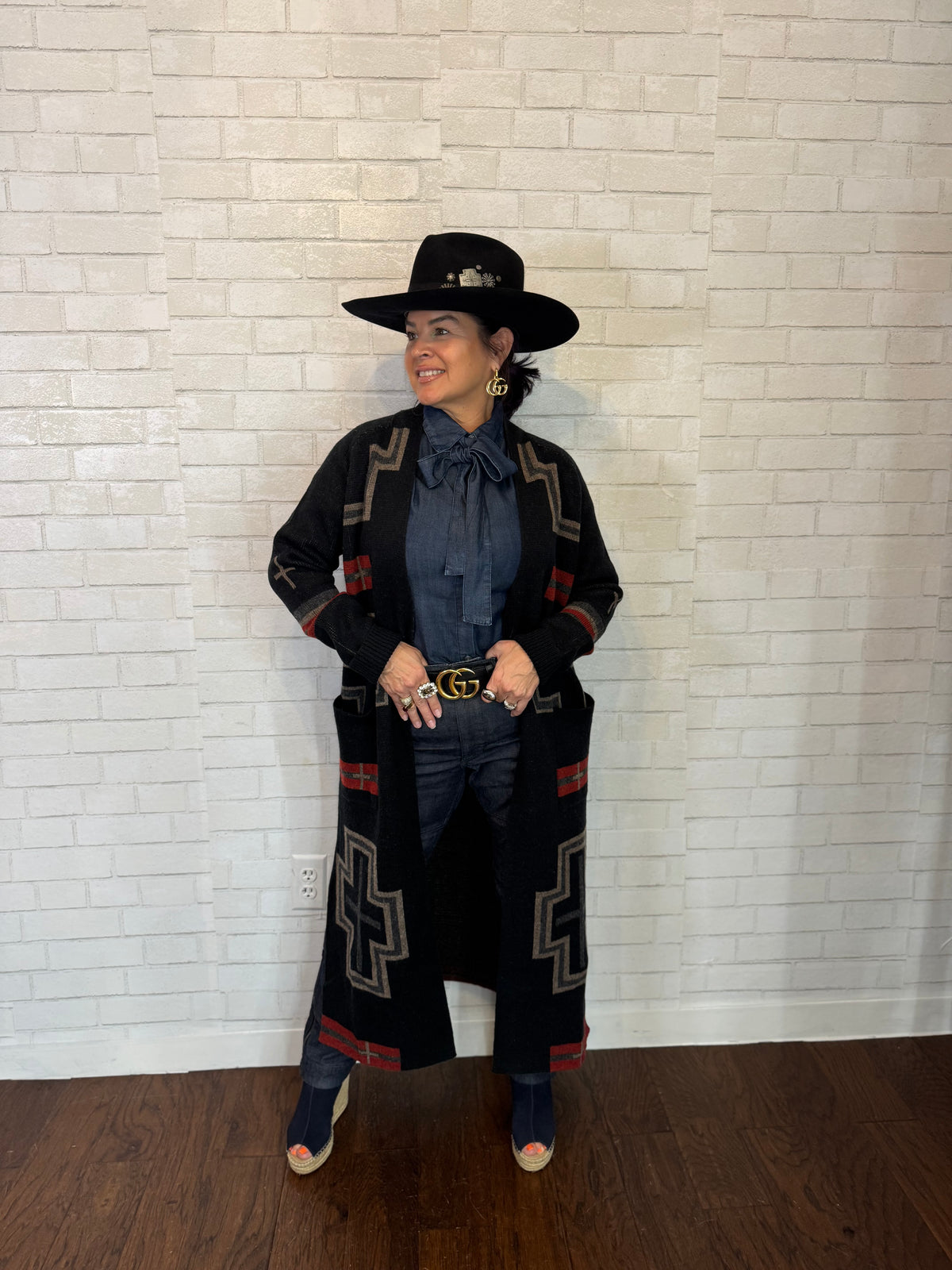 San Miguel Lambswool Duster Cardigan