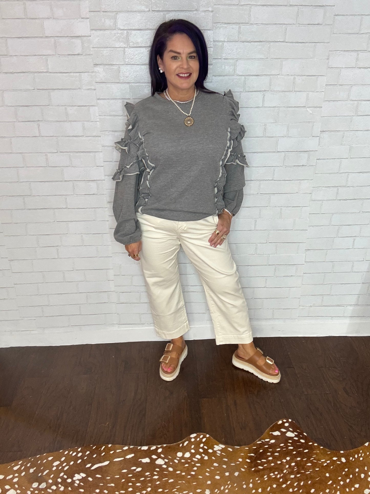 The Ruffle Sweatshirt