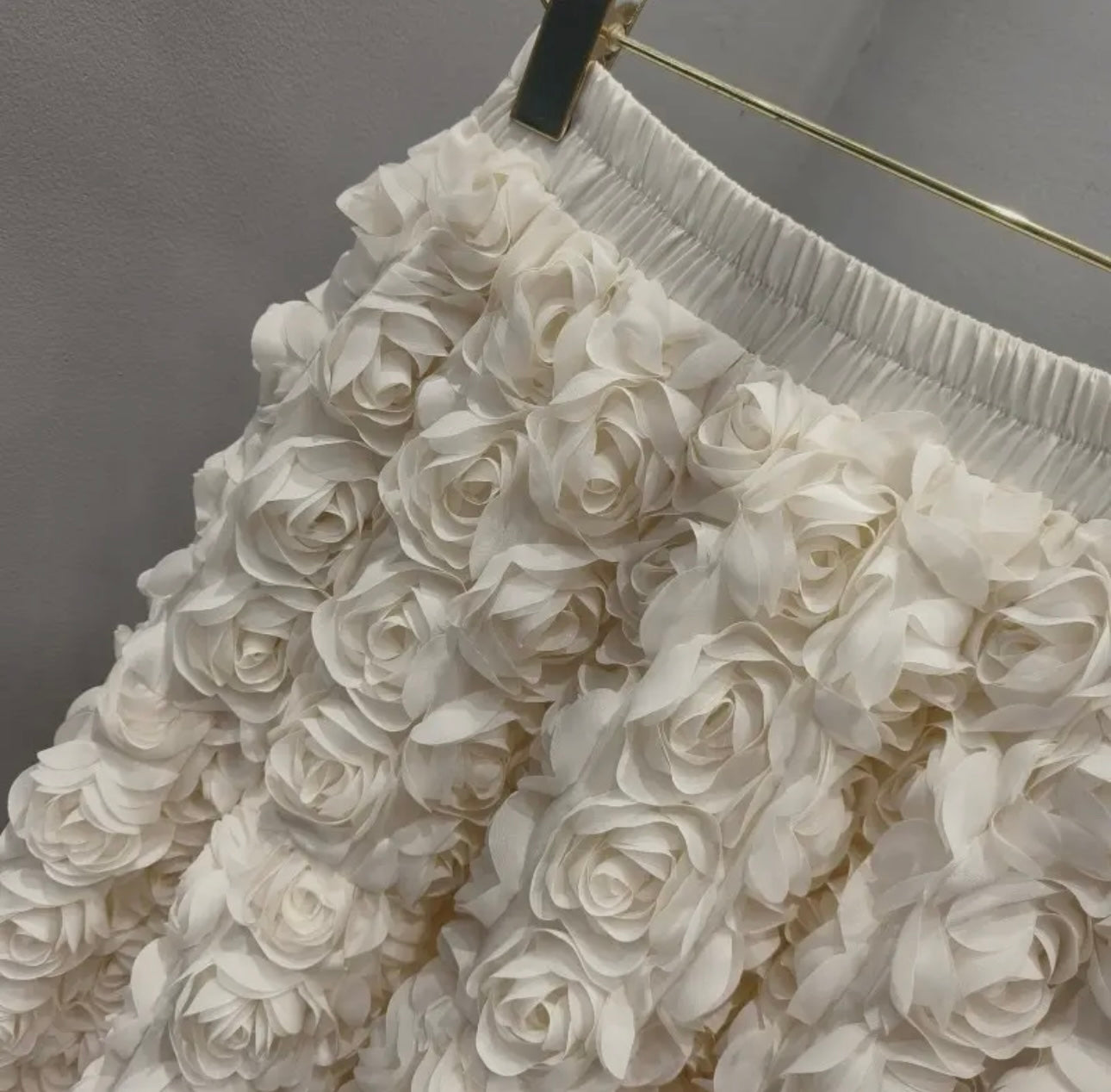 High-Waist Floral Skirt