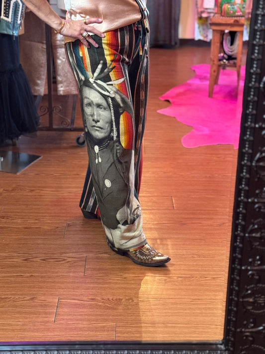 Serape Print Pants