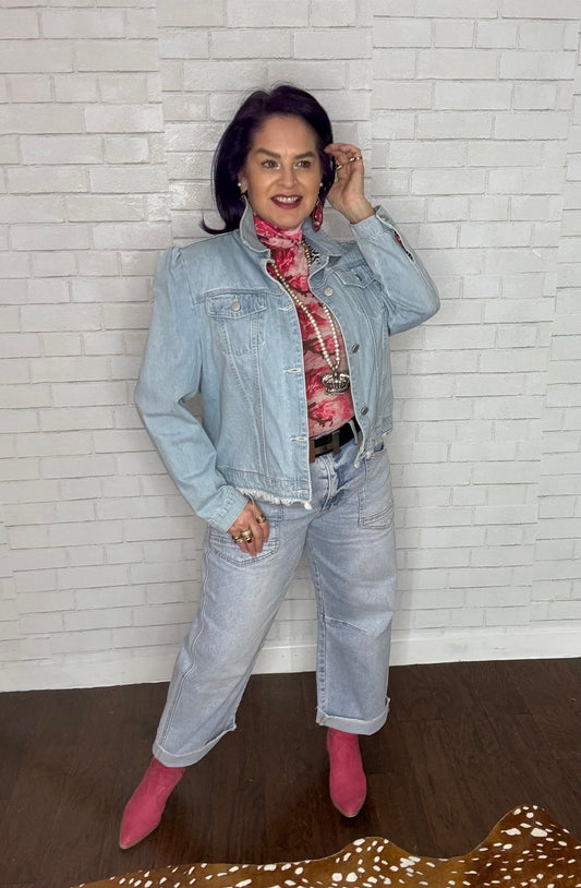 The Broken Heart Jean Jacket