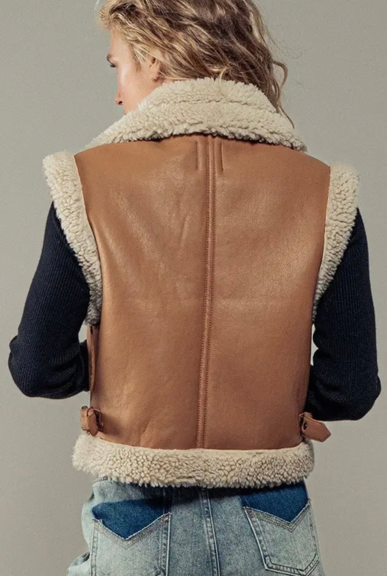 Sherpa Lined Vest (2 Colors)