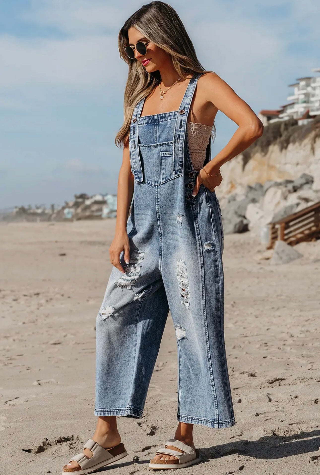 Denim Overalls