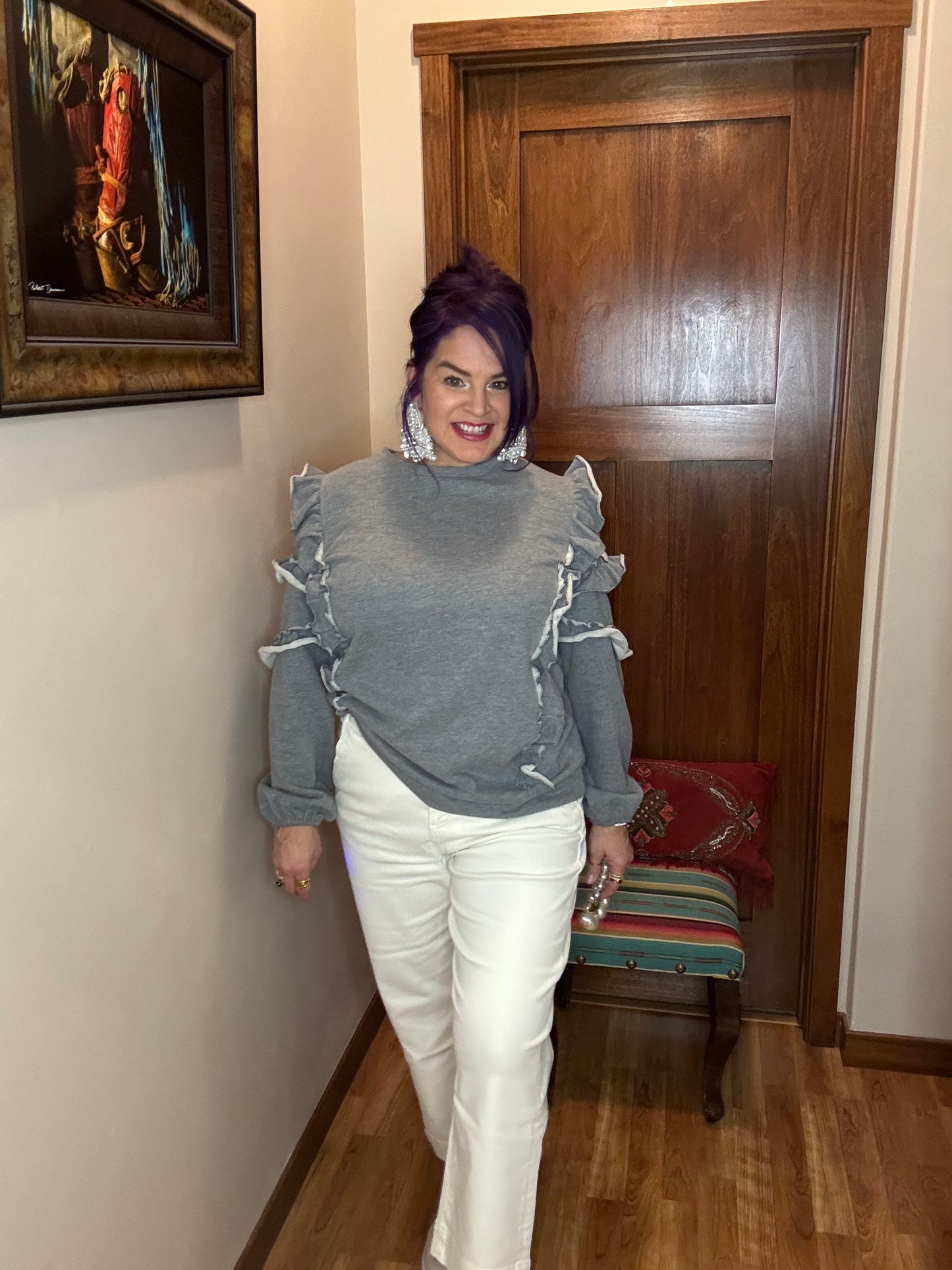 The Ruffle Sweatshirt