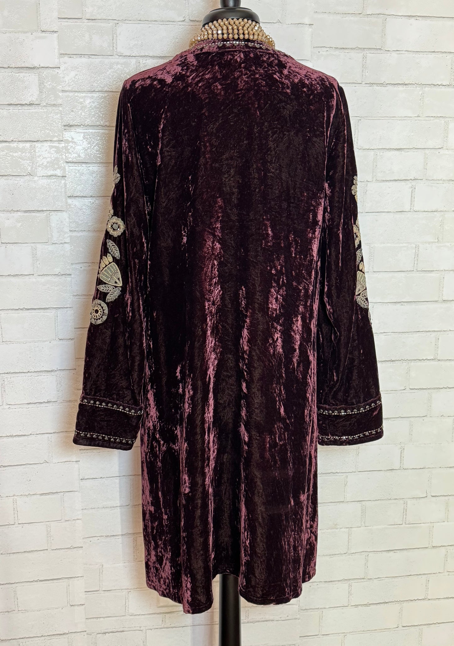 DDR Velvet Embroidery Tunic/Dress