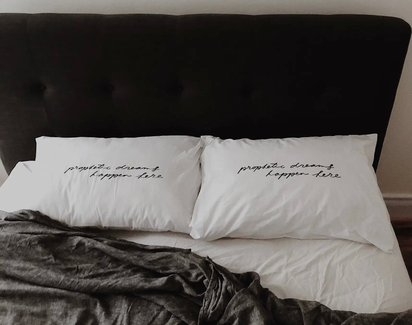 Prophetic Dreams Happen Here Pillow Case