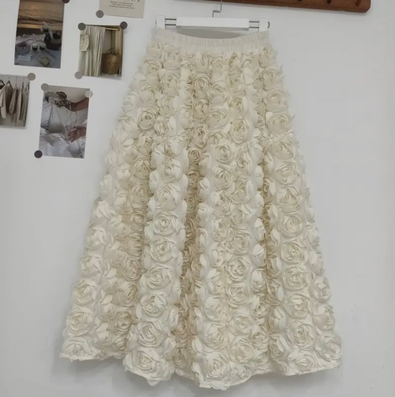 High-Waist Floral Skirt