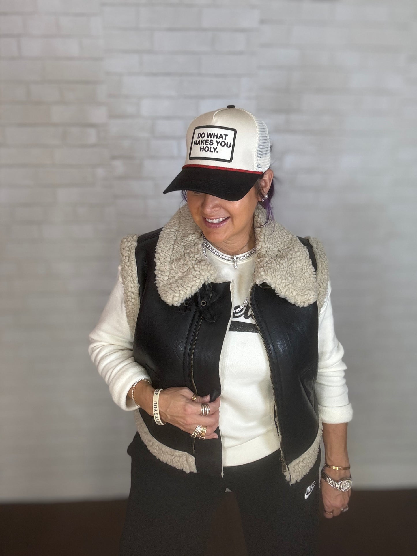 Sherpa Lined Vest (2 Colors)