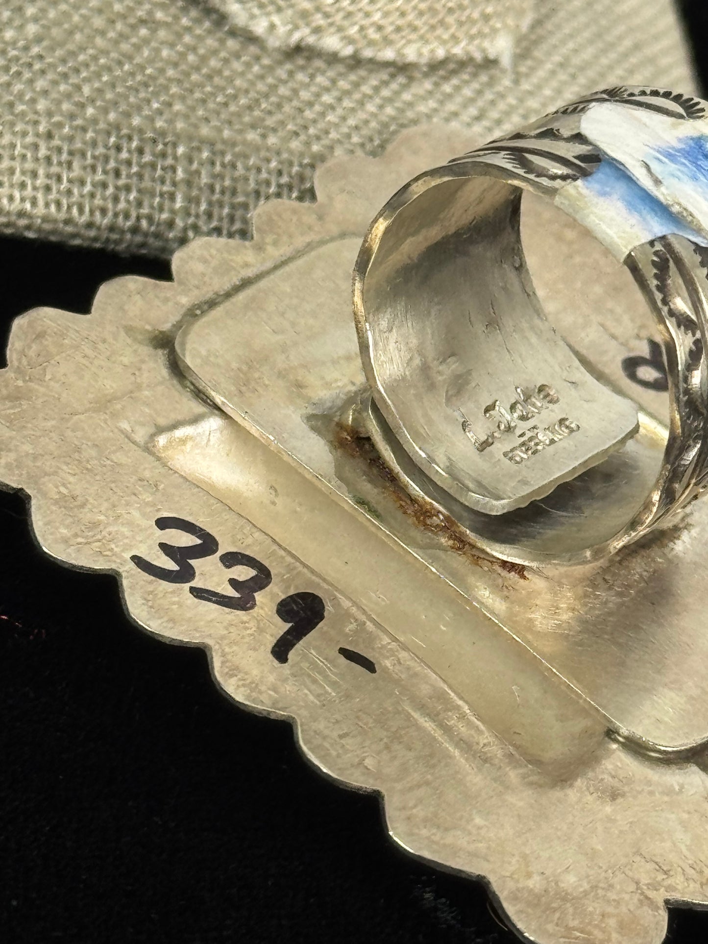 Sterling Silver Adjustable Ring