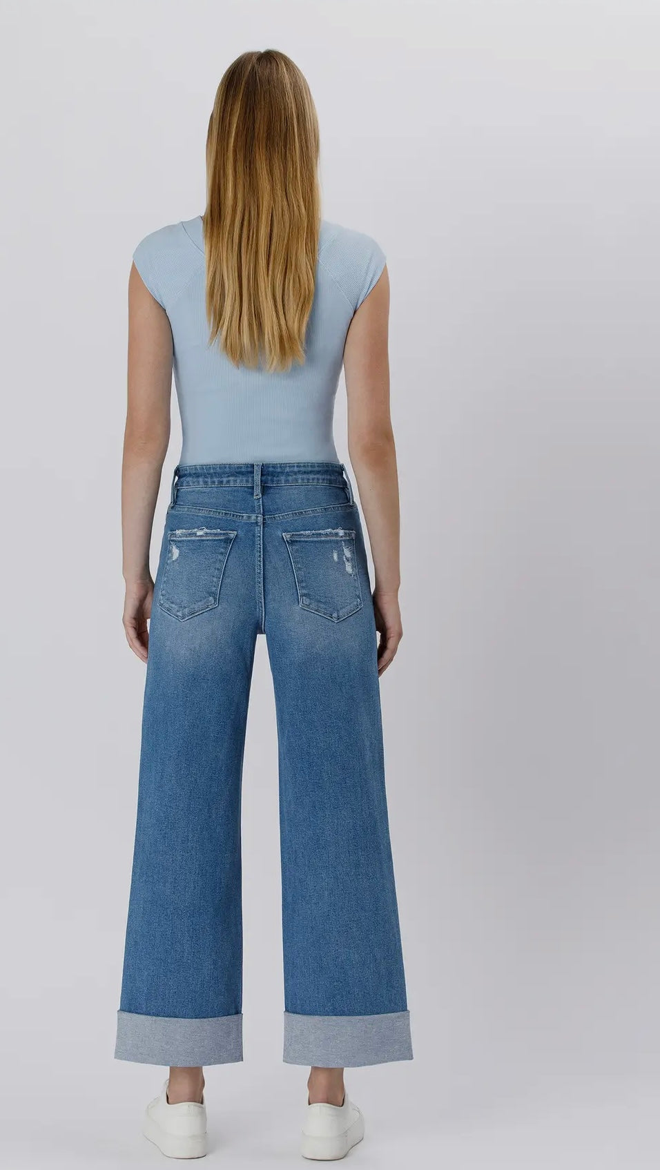 Super High Rise Double Cuffed Jeans