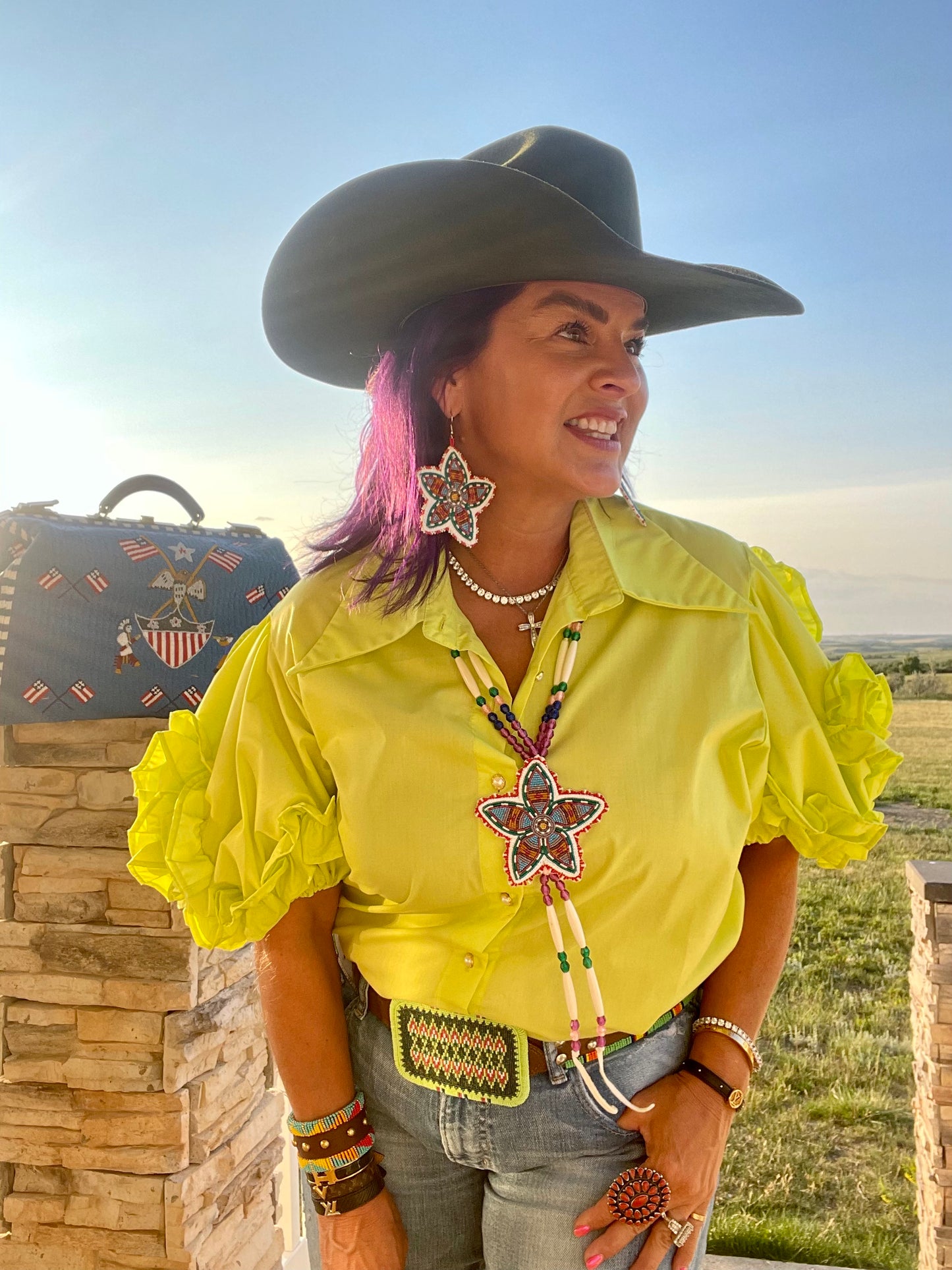 Miss MHA Nation Beaded Buckle