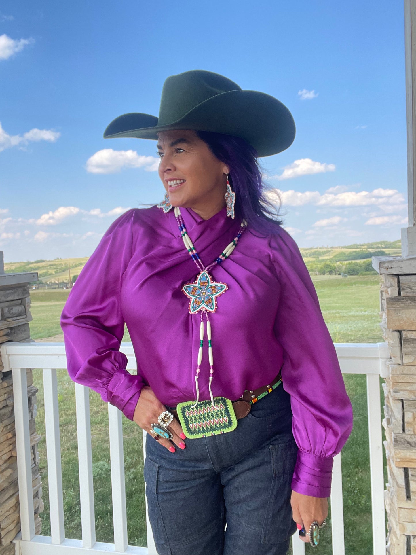 Miss MHA Nation Beaded Buckle