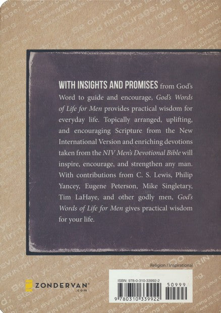 God’s Words of Life for Men