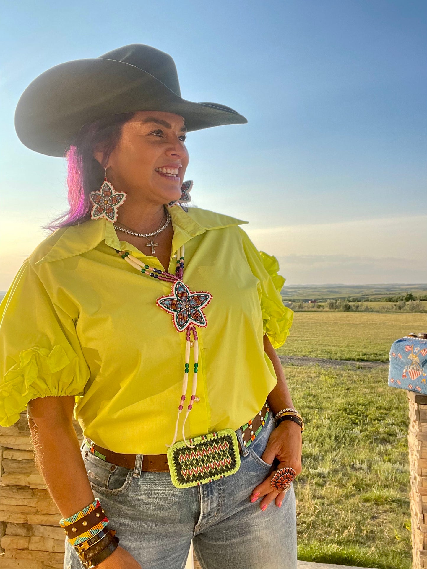Miss MHA Nation Beaded Buckle