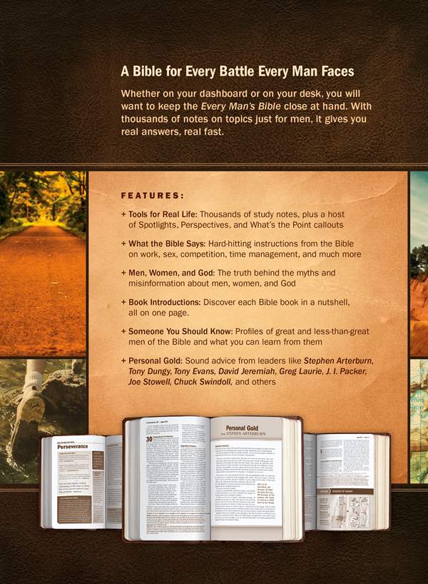 Every Man’s Bible NLT, Large Print