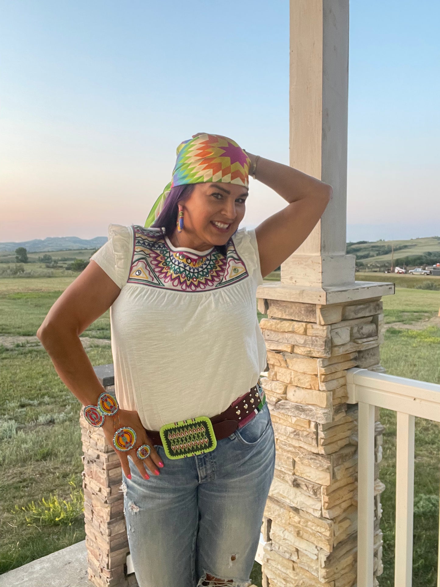 Miss MHA Nation Beaded Buckle