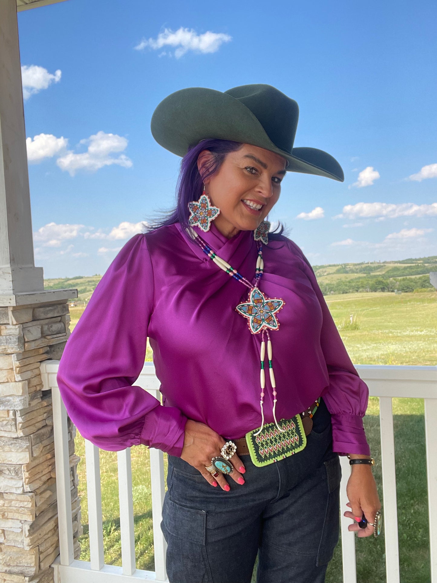 Miss MHA Nation Beaded Buckle
