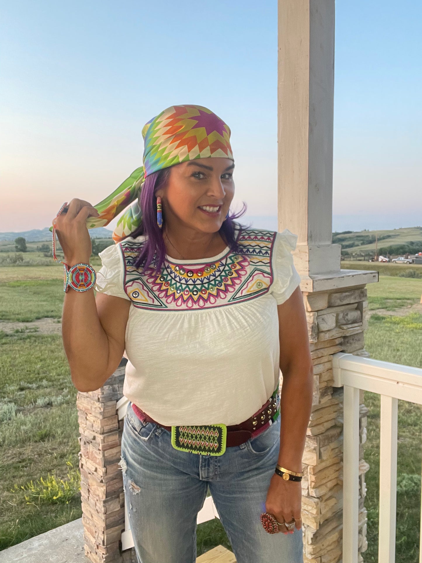 Miss MHA Nation Beaded Buckle