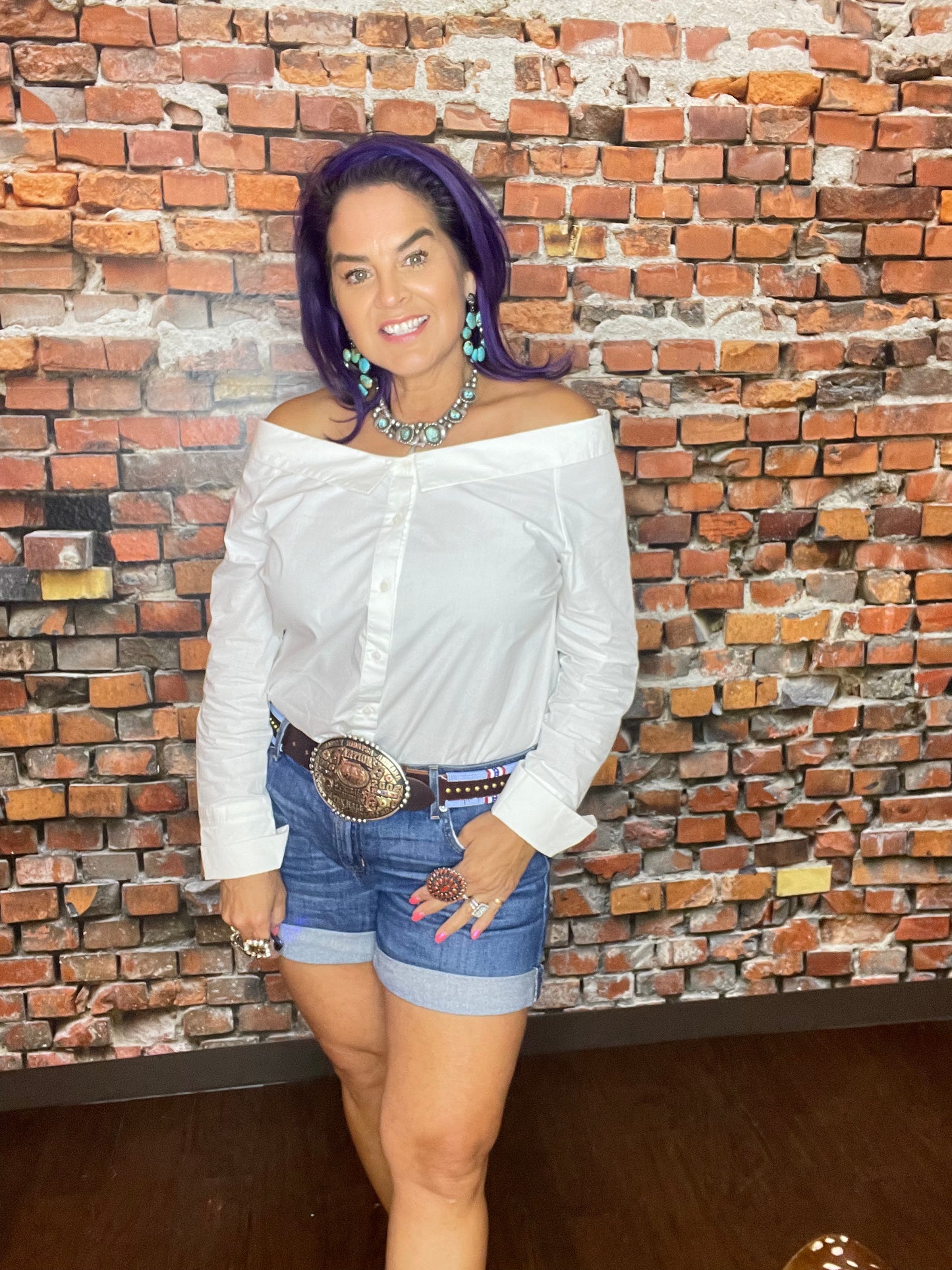 Off-The-Shoulder Sequinned Top