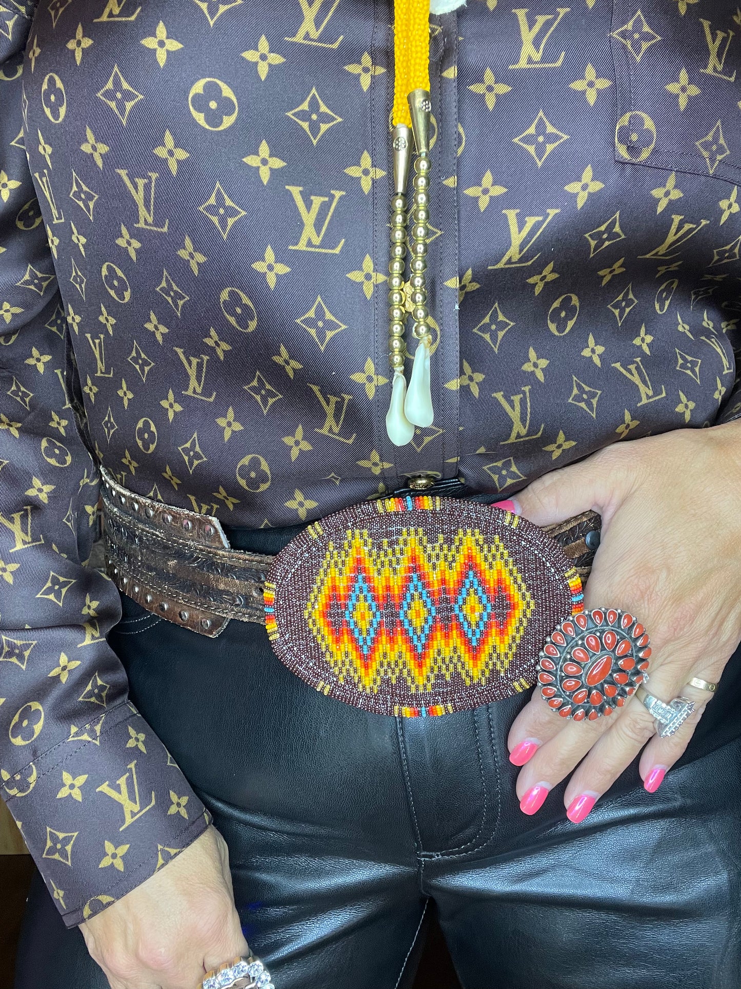 Miss Little Shell Beaded Buckle
