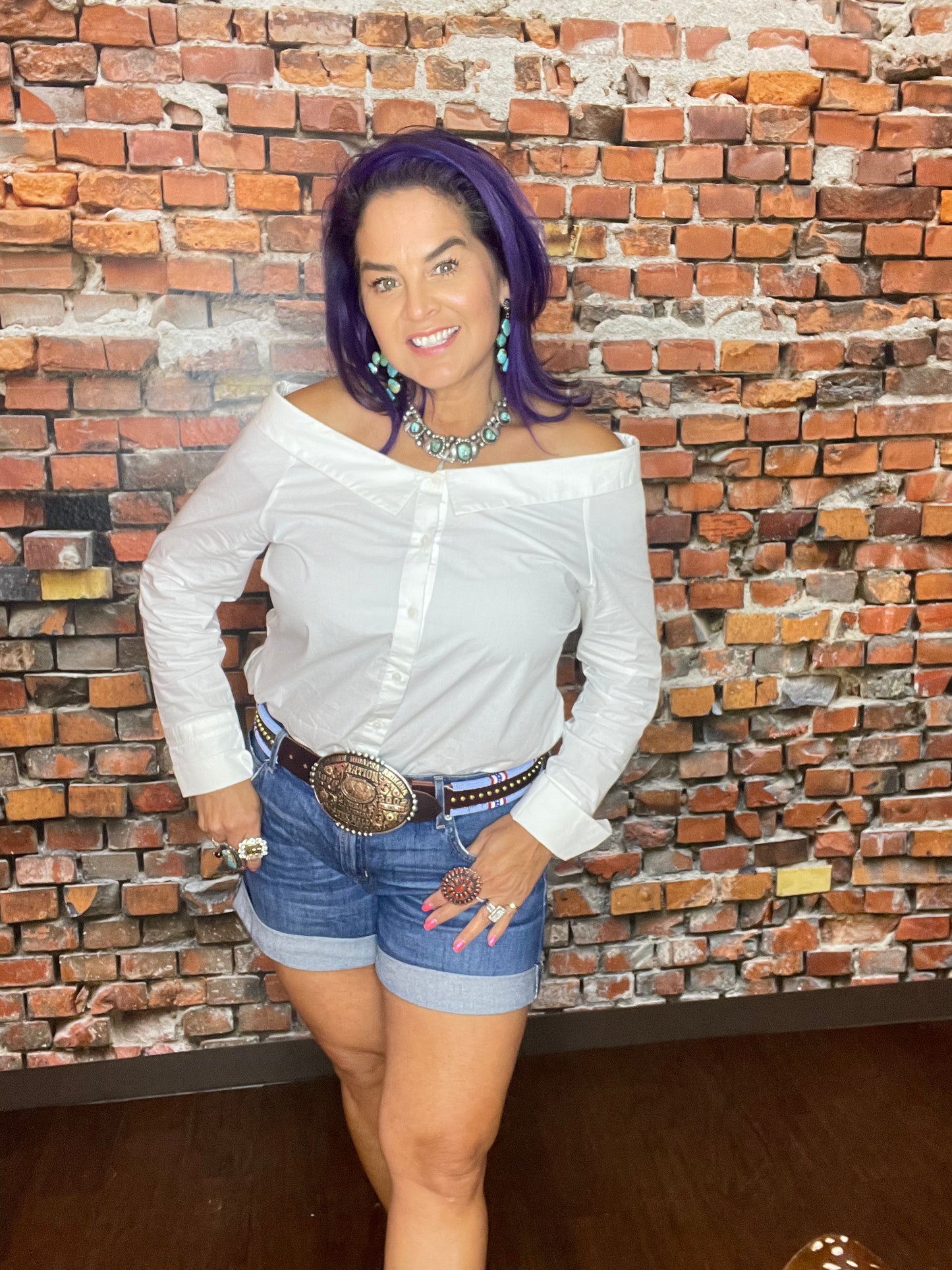 Off-The-Shoulder Sequinned Top