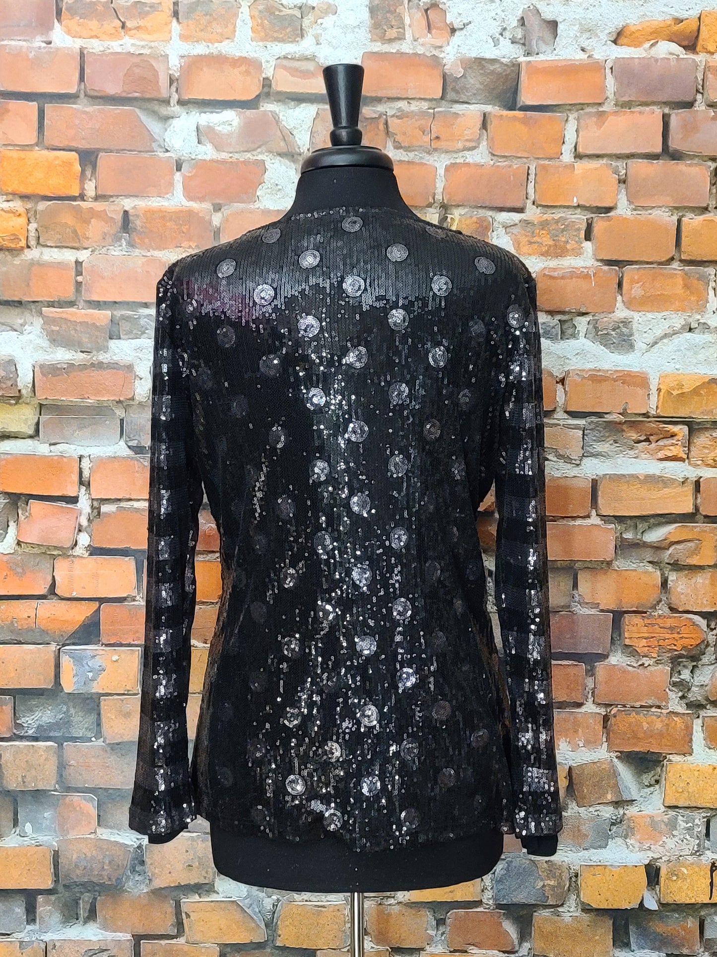 Stripes & Dots Sequin Top