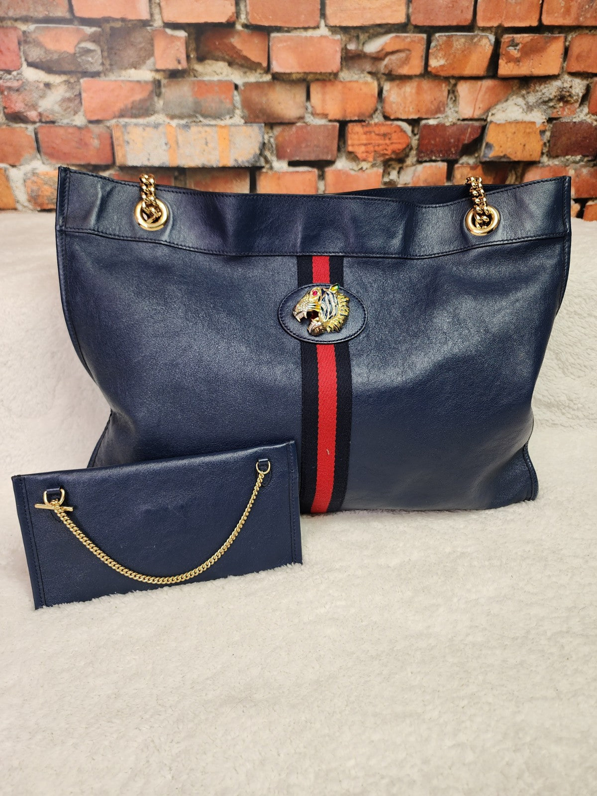 Pre-Loved Gucci Rajah Tote w/Wallet