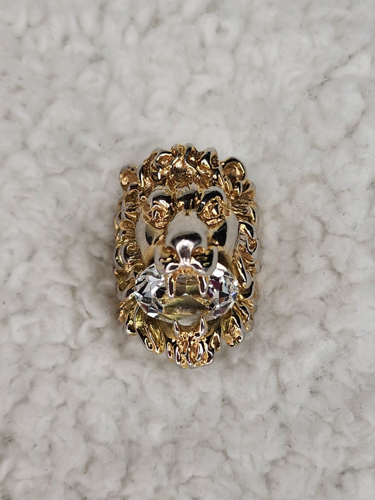 Pre-Loved Gucci Lion Head Ring