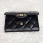 Pre-Loved Chanel Caviar Quilted Lambskin Card Wallet
