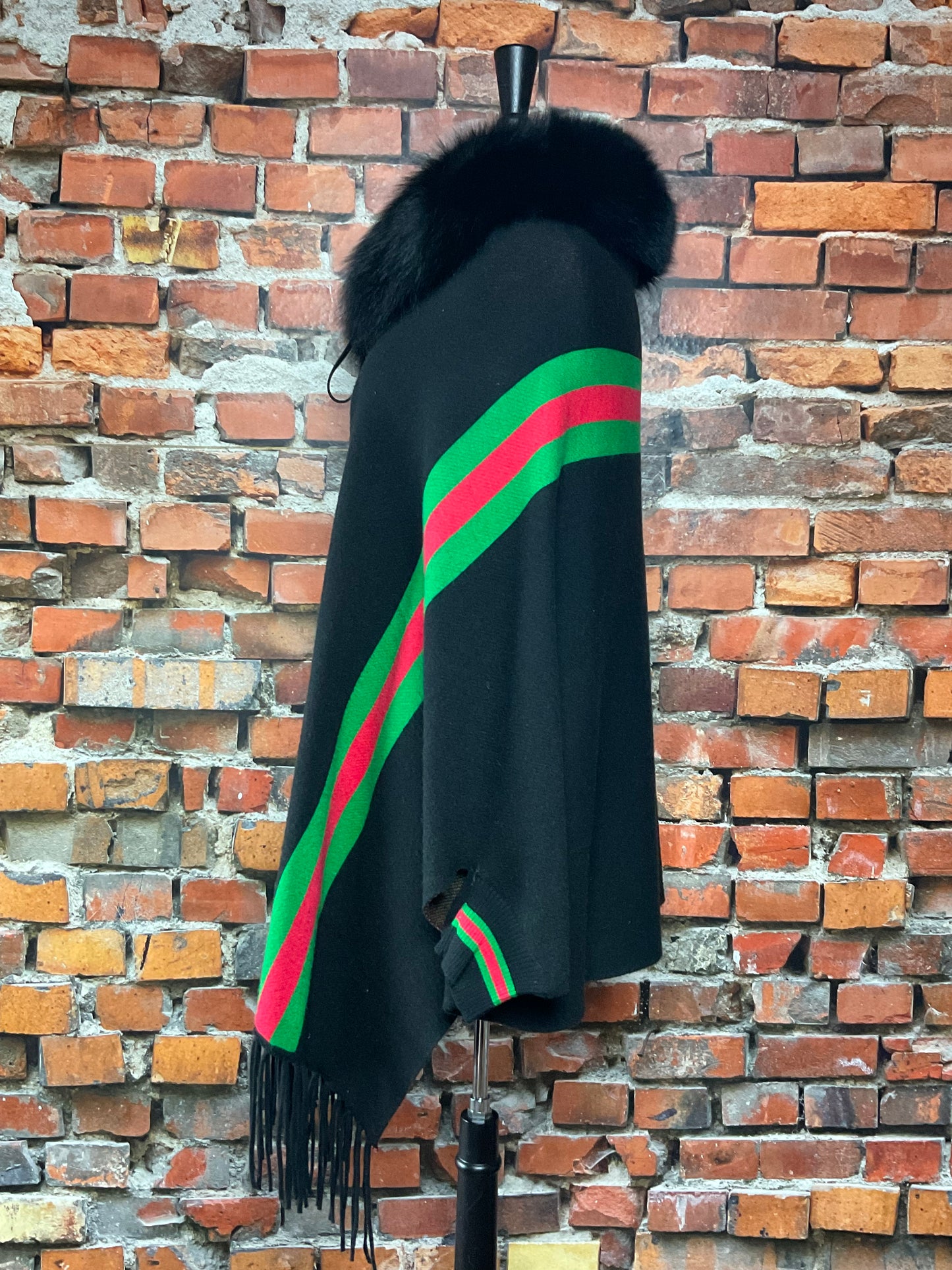 Cape with Fox Fur Collar