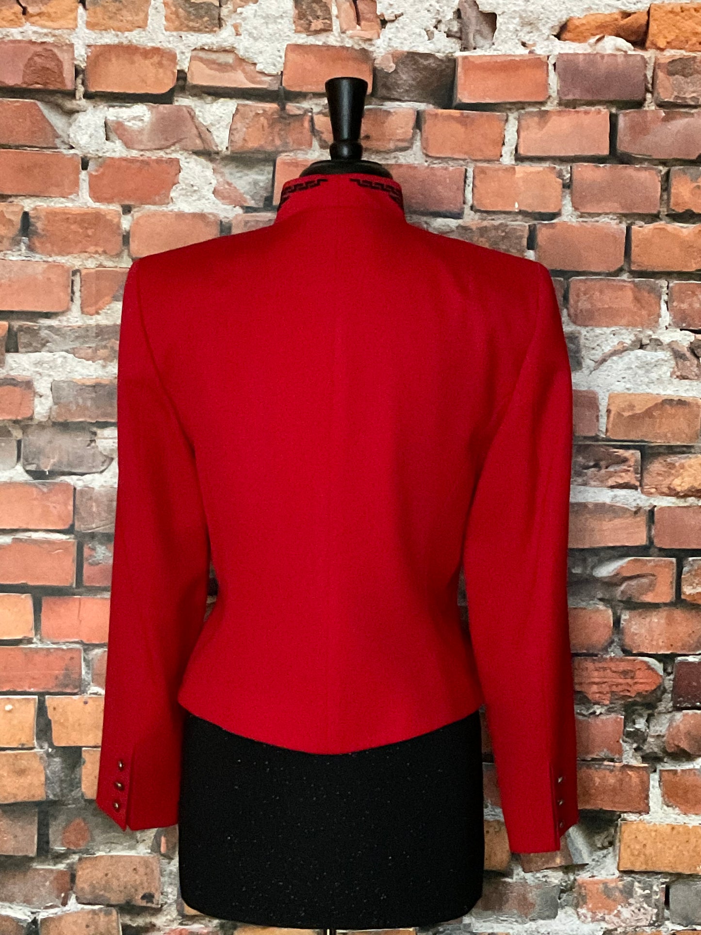 Hairston Blazer with Black Embroidery