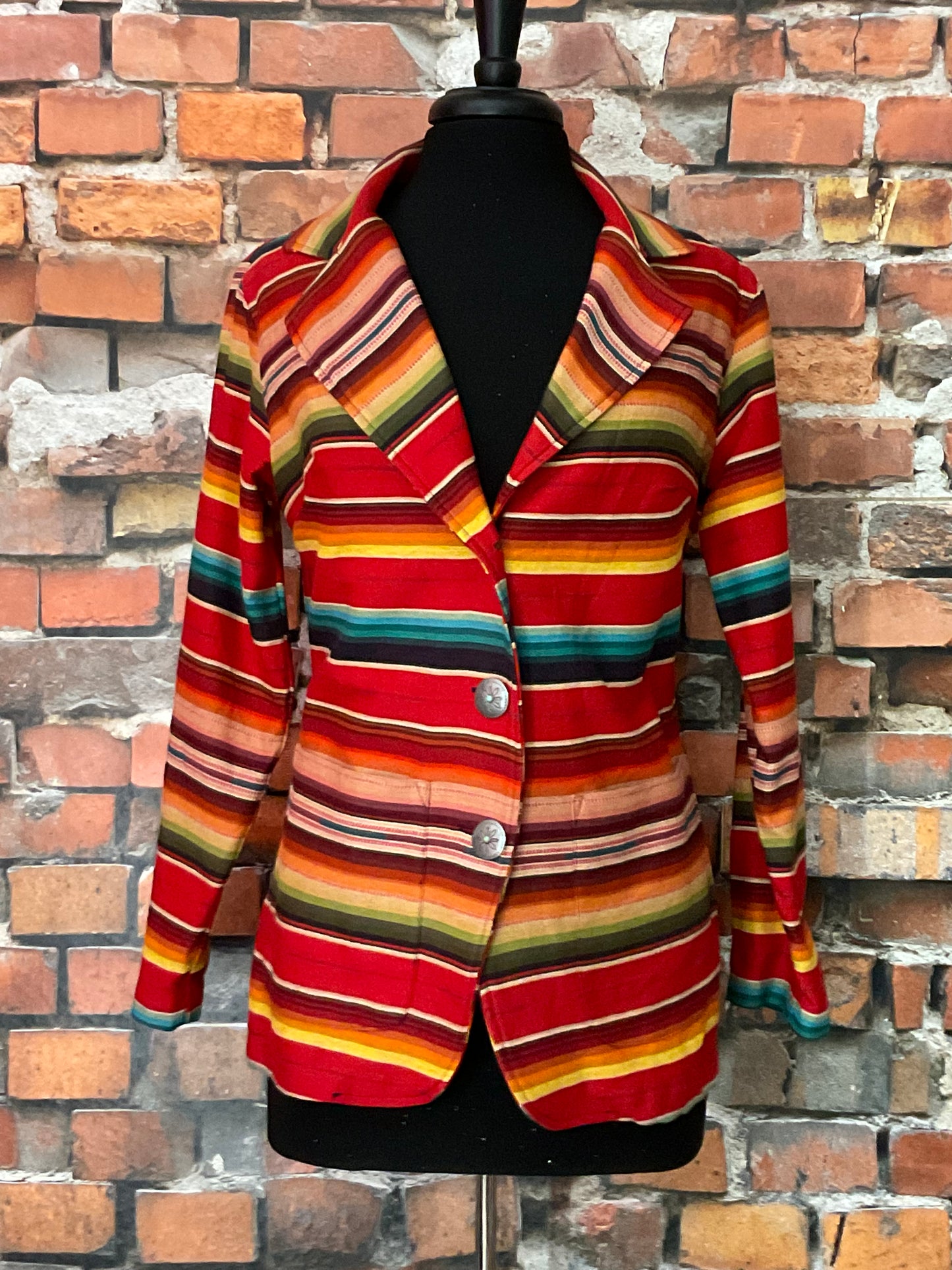 Red Serape Blazer