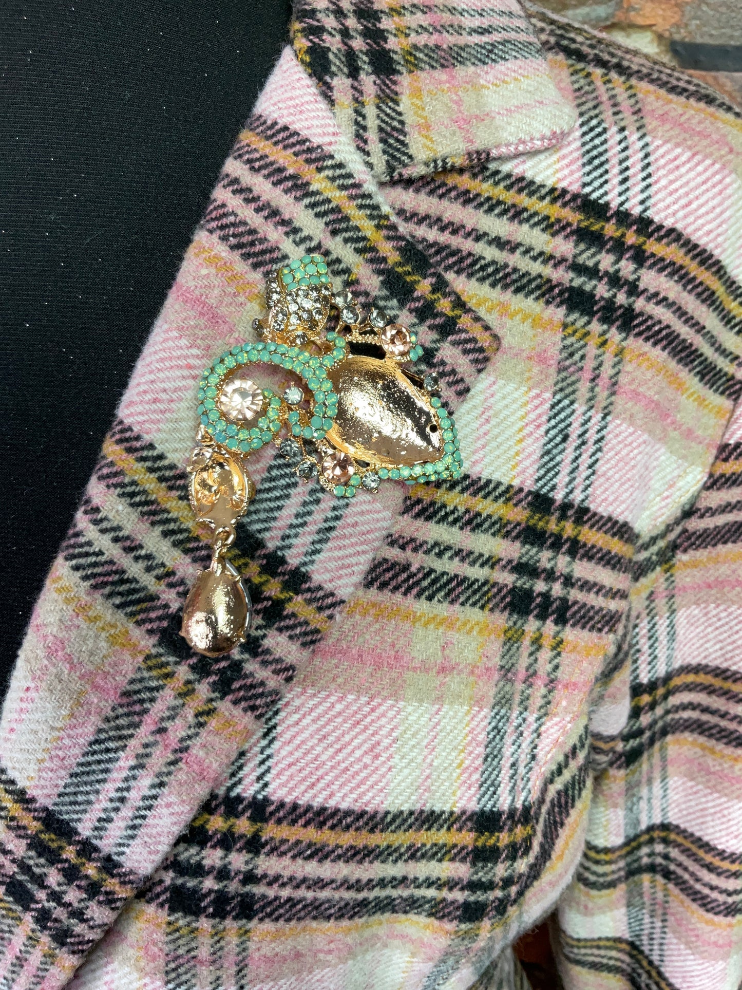 Plaid Tapered Blazer